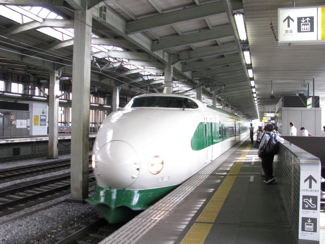 新幹線に乗る旅